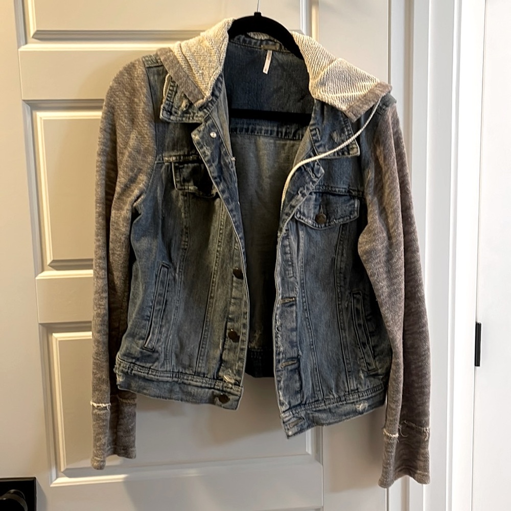 Free People Denim Jacket L